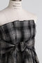 【STUMBLY】Yarn Dyed Side Zip Bustier ヒューエルミュージアム/hueLe Museum