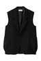 【STUMBLY】Baloon Silhouette Gilet ヒューエルミュージアム/hueLe Museum ブラック