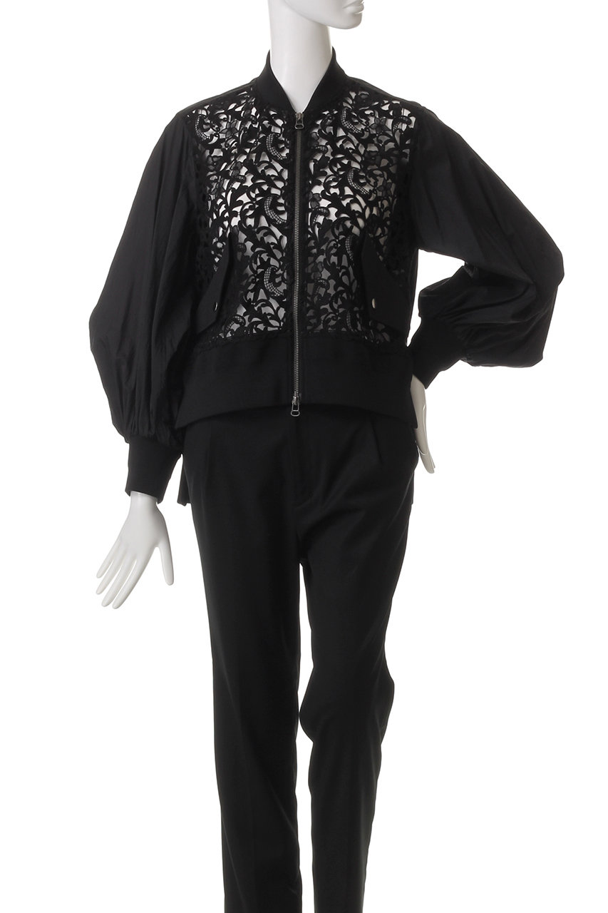 hueLe Museum(ヒューエルミュージアム)｜【STUMBLY】Lace Combi Sheer