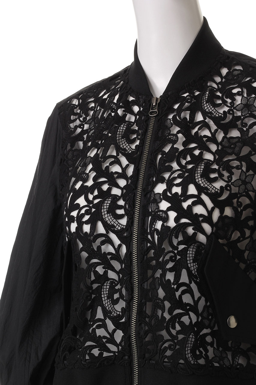 hueLe Museum(ヒューエルミュージアム)｜【STUMBLY】Lace Combi Sheer