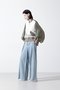【STUMBLY】Lace Combi Sheer Sleeve MA-1 ヒューエルミュージアム/hueLe Museum