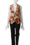 【STUMBLY】Printed Narrow ilhouette Gilet ヒューエルミュージアム/hueLe Museum