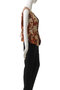 【STUMBLY】Printed Narrow ilhouette Gilet ヒューエルミュージアム/hueLe Museum
