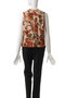 【STUMBLY】Printed Narrow ilhouette Gilet ヒューエルミュージアム/hueLe Museum