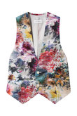 【STUMBLY】Printed Narrow ilhouette Gilet