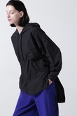 【STUMBLY】Hooded Big Silhouette Shirt