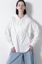 【STUMBLY】Hooded Big Silhouette Shirt ヒューエルミュージアム/hueLe Museum