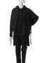 【STUMBLY】Hooded Big Silhouette Shirt ヒューエルミュージアム/hueLe Museum