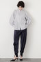 【STUMBLY】Curvy Jogger Satin Pants ヒューエルミュージアム/hueLe Museum ネイビー