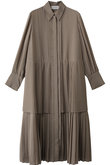 【STUMBLY】PLeated Combination Dress
