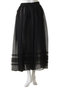 【STUMBLY】Tulle/Organdy Layered Skirt ヒューエルミュージアム/hueLe Museum