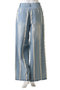 【STUMBLY】Fringe Combination Denim ヒューエルミュージアム/hueLe Museum