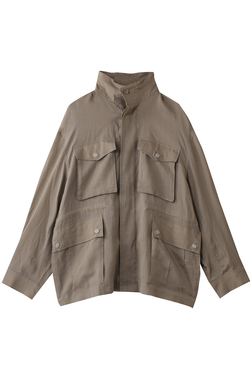 hueLe Museum 【STUMBLY】Sheer Military Jacket (カーキ, 38) ヒューエルミュージアム ELLE SHOP hueLe Museum 【STUMBLY】Sheer Military Jacket (カーキ, 38) ヒューエルミュージアム ELLE SHOP