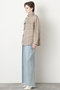 【STUMBLY】Sheer Military Jacket ヒューエルミュージアム/hueLe Museum