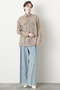 【STUMBLY】Sheer Military Jacket ヒューエルミュージアム/hueLe Museum