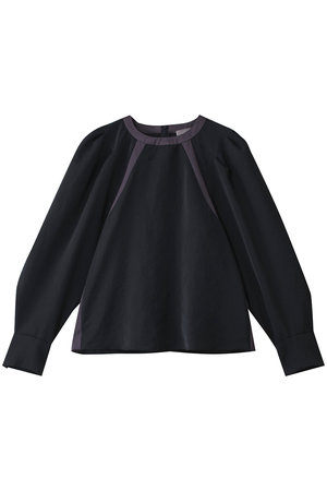 ヒューエルミュージアム/hueLe Museumの【hLM】ヴィンテージサテンバイカラーブラウス(110400/110403)