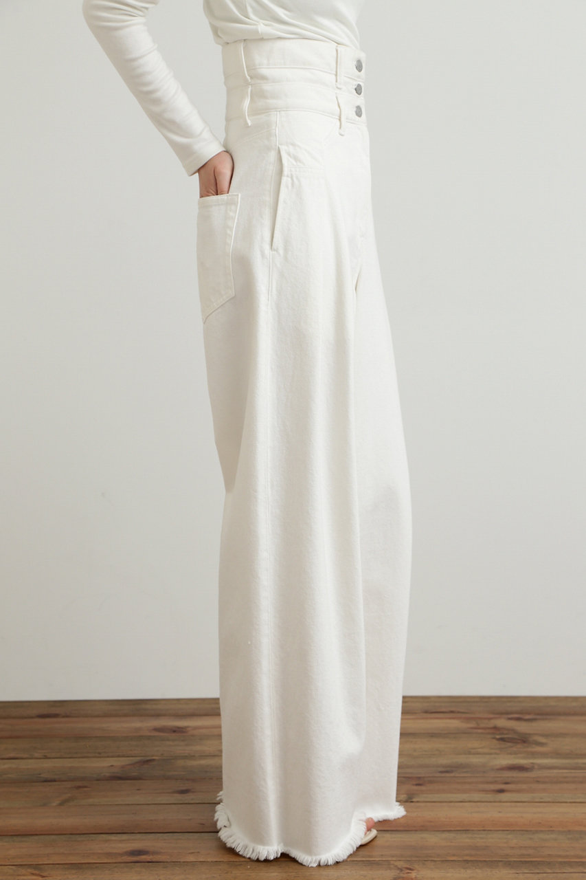 hlm huele museum ビューエルミュージアム パンツ スリット hueLe Museum(ヒューエルミュージアム)｜【STUMBLY】High Waist
