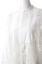 【STUMBLY】Lace Combi Shirt Dress ヒューエルミュージアム/hueLe Museum