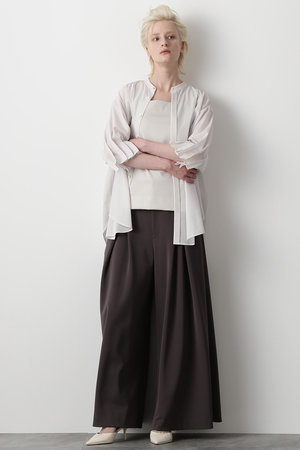 ヒューエルミュージアム/hueLe Museumの【STUMBLY】Cross Tack Wide Pants(110600/110601)