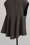 【STUMBLY】Back Peplum Gilet ヒューエルミュージアム/hueLe Museum
