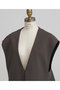 【STUMBLY】Back Peplum Gilet ヒューエルミュージアム/hueLe Museum