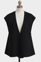 【STUMBLY】Back Peplum Gilet ヒューエルミュージアム/hueLe Museum