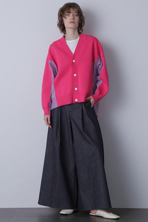 ヒューエルミュージアム/hueLe Museumの【STUMBLY】Side Pleated Wide Pants(110600/110601)