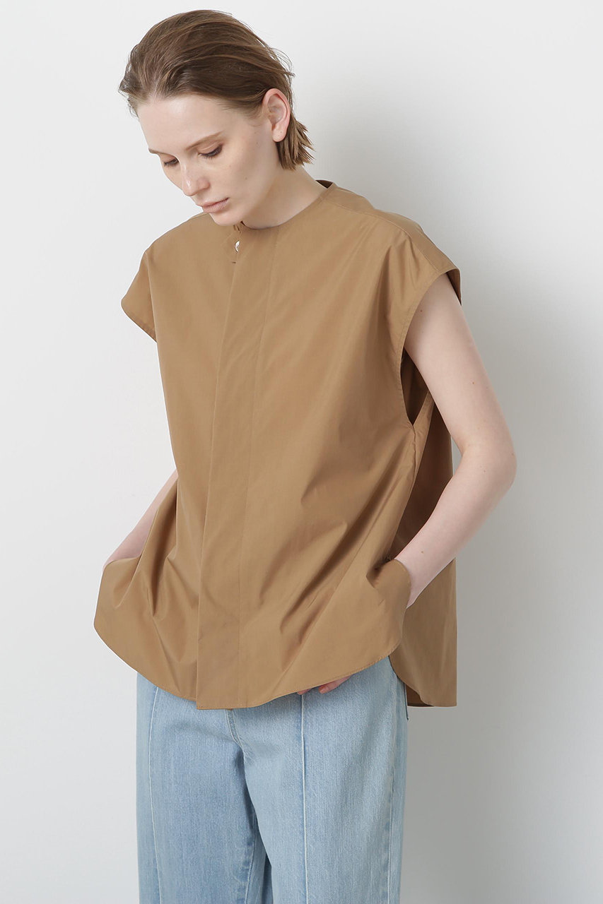 hueLe Museum 【STUMBLY】Roundneck Gilet Blouse (ベージュ, F) ヒューエルミュージアム ELLE SHOP hueLe Museum 【STUMBLY】Roundneck Gilet Blouse (ベージュ, F) ヒューエルミュージアム ELLE SHOP