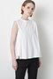 【STUMBLY】Back Peplum Jersey ヒューエルミュージアム/hueLe Museum ホワイト