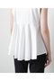 【STUMBLY】Back Peplum Jersey ヒューエルミュージアム/hueLe Museum
