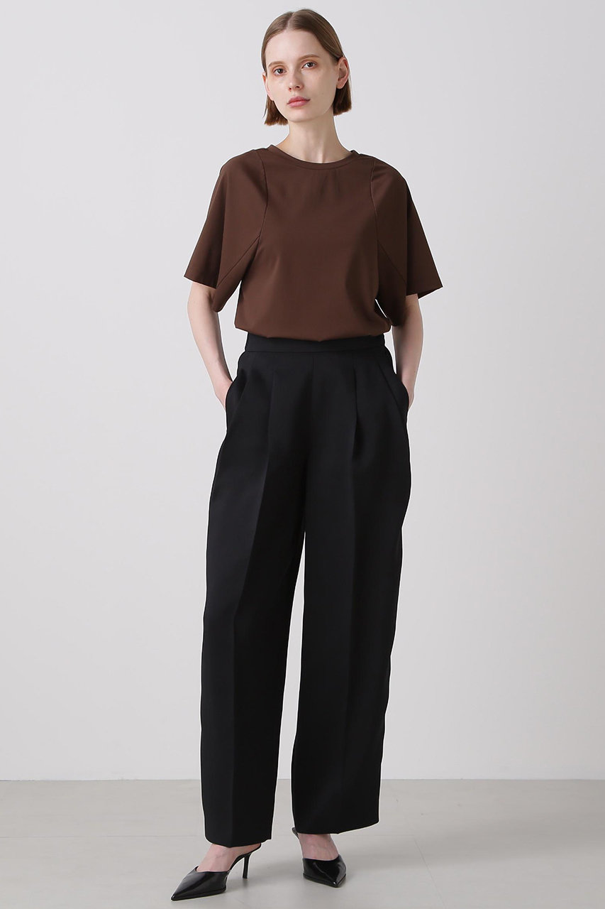 ヒューエルミュージアム/hueLe Museumの【hLM】オーガンジーバレルパンツ(ブラック/7505230709)