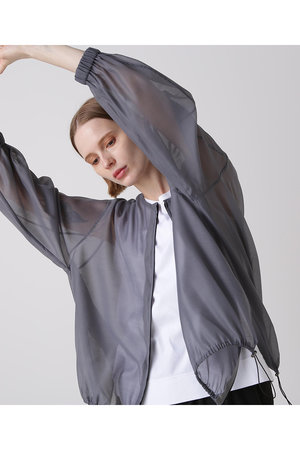 ヒューエルミュージアム/hueLe Museumの【hLM】シアーオーガンジーシャツジャケット(110800/110801)