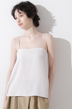 ヒューエルミュージアム/hueLe Museumの【hLM】スムージーサテンパッド付きキャミ(110100/110101)