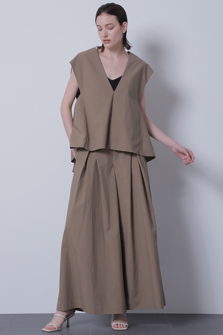 hueLe Museum 【STUMBLY】Cross Tuck Wide Pants (ベージュ, 36) ヒューエルミュージアム ELLE SHOP hueLe Museum 【STUMBLY】Cross Tuck Wide Pants (ベージュ, 36) ヒューエルミュージアム ELLE SHOP