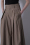 【STUMBLY】Cross Tuck Wide Pants ヒューエルミュージアム/hueLe Museum