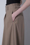 【STUMBLY】Cross Tuck Wide Pants ヒューエルミュージアム/hueLe Museum
