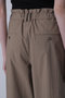 【STUMBLY】Cross Tuck Wide Pants ヒューエルミュージアム/hueLe Museum