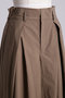 【STUMBLY】Cross Tuck Wide Pants ヒューエルミュージアム/hueLe Museum