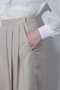 【STUMBLY】Tuck Pleated Wide Pants ヒューエルミュージアム/hueLe Museum