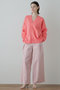 【STUMBLY】High Waist Wide Pants ヒューエルミュージアム/hueLe Museum ピンク