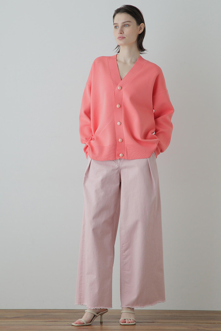 ヒューエルミュージアム/hueLe Museumの【STUMBLY】High Waist Wide Pants(ピンク/5354130209)