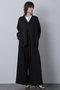 【STUMBLY】Pleated Wide Pants ヒューエルミュージアム/hueLe Museum ブラック