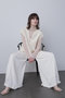 【STUMBLY】Pleated Wide Pants ヒューエルミュージアム/hueLe Museum