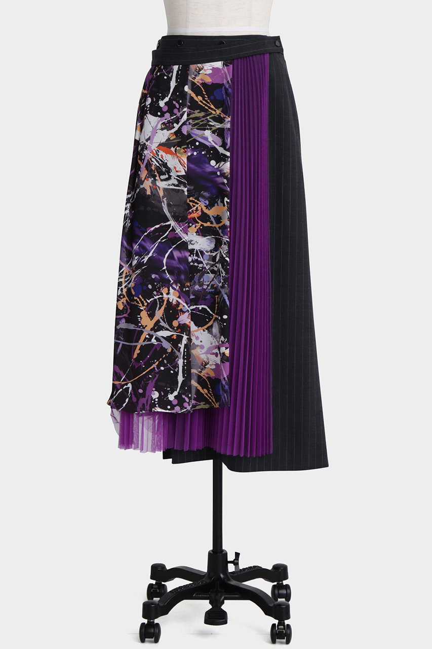 【美品】hueLe Museum ヒューエルミュージアム チュールスカート hueLe Museum(ヒューエルミュージアム)｜【STUMBLY】Mix Fabric