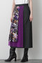 【STUMBLY】Mix Fabric Combination Skirt ヒューエルミュージアム/hueLe Museum