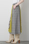 【STUMBLY】Mix Fabric Combination Skirt ヒューエルミュージアム/hueLe Museum