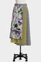 【STUMBLY】Mix Fabric Combination Skirt ヒューエルミュージアム/hueLe Museum