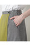 【STUMBLY】Mix Fabric Combination Skirt ヒューエルミュージアム/hueLe Museum