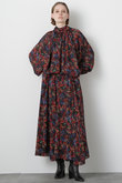 【STUMBLY】Printed Maxi Flare Skirt