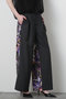 【STUMBLY】Printed Combination Wide Pants ヒューエルミュージアム/hueLe Museum